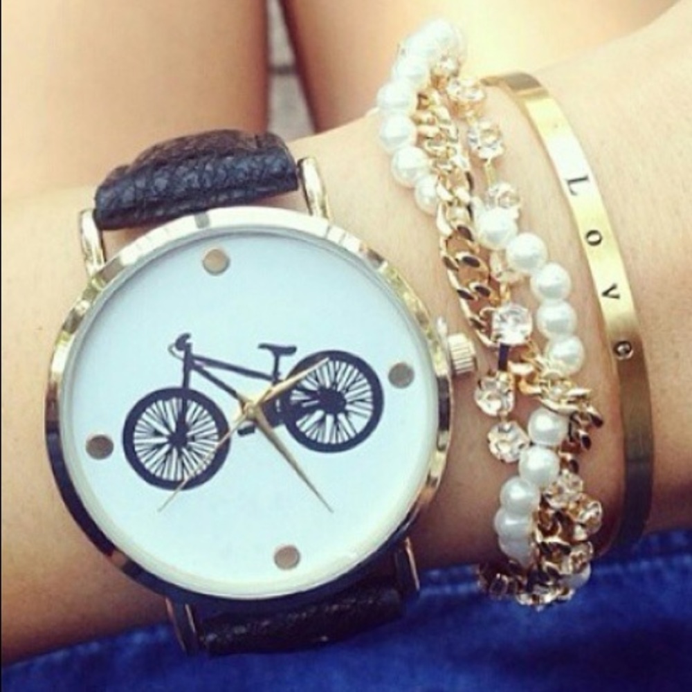 Modcloth Bicycle Watch - Picture 4 of 4